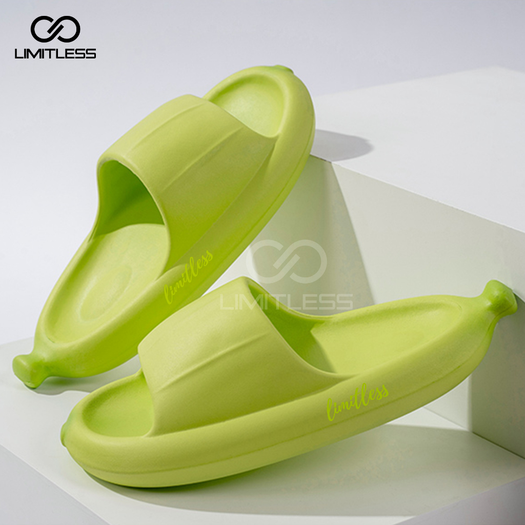 Sandal Banana Anak Slop Jelly Terbaru 2023 Sendal Slop Pisang Anak Unisex Rumah Sandal Anak Cowok Cewek Karakter Pisang