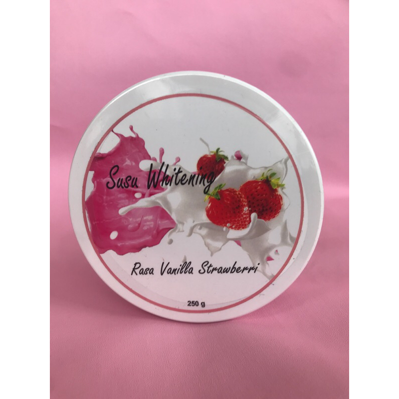 

Susu Pemutih Susu Whitening Rasa Vanilla Strawberri By. Apoteker Agus Salim