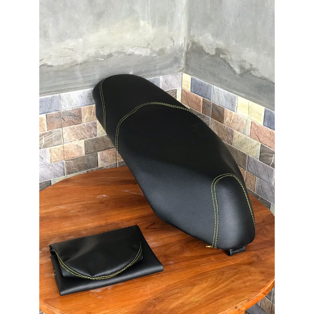 KULIT JOK MOTOR SCOOPY FI-Sarung jok motor honda scoopy FI-Cover KULIT JOK HONDA SCOOPY FI