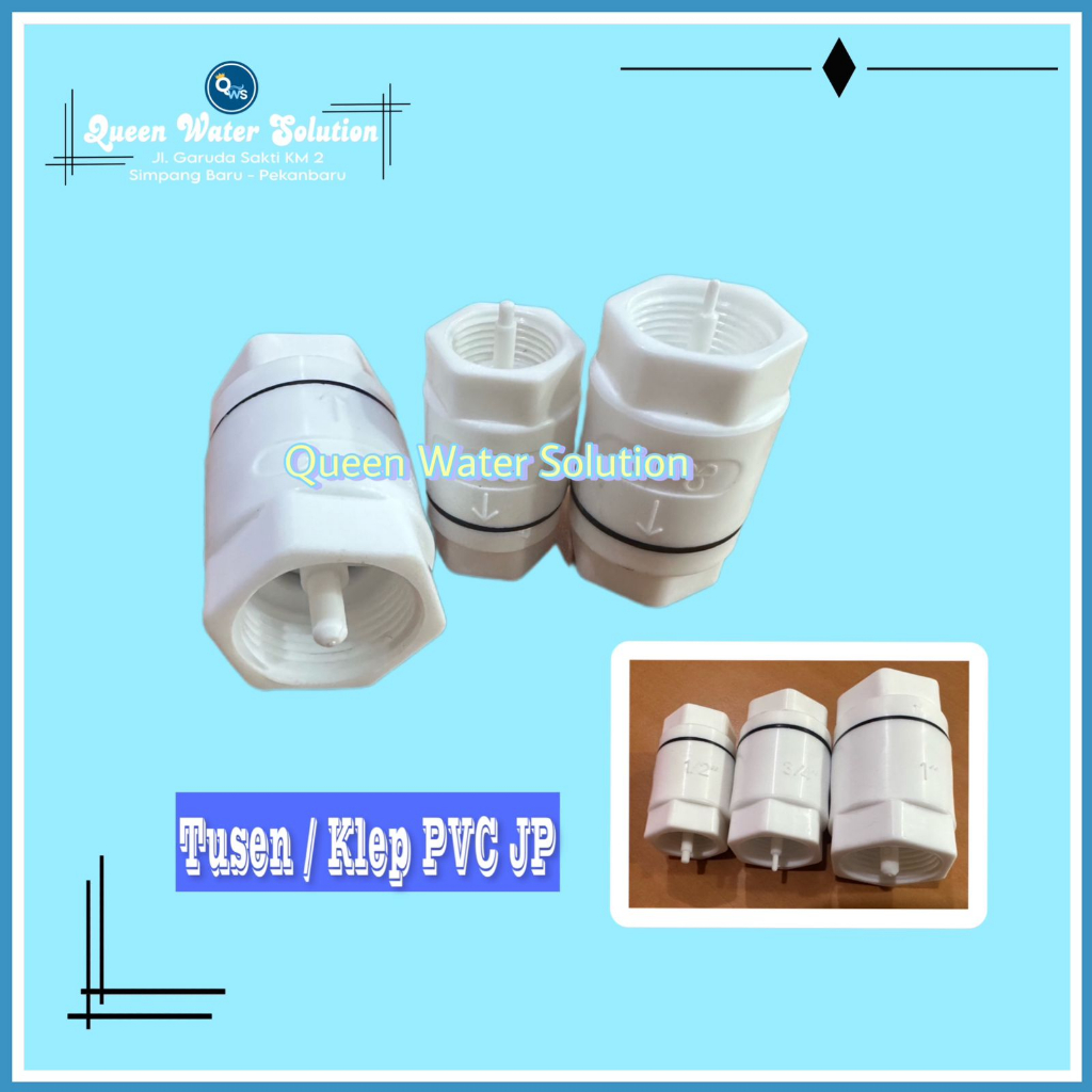 Tusen Foot Klep Plastik  / Tusen Klep Plastik 1/2" 3/4" 1"
