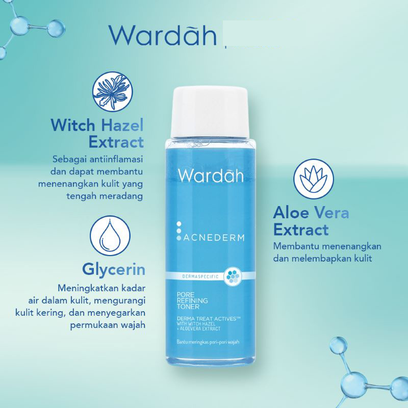 Wardah Acnederm Pore Refining Toner - 100ml