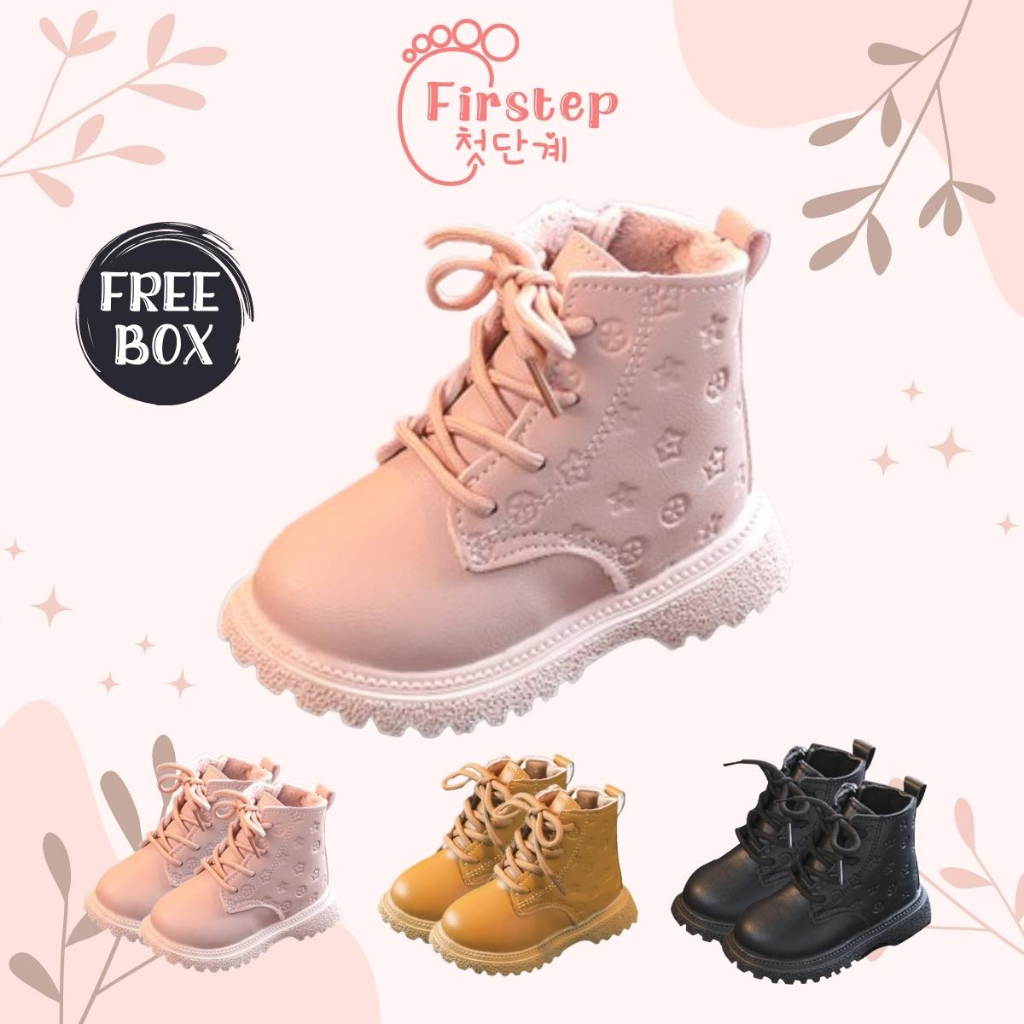 Firstep ❤️ Sepatu Boots Anak Import Sport Fashion Sepatu Anak perempuan 1-7 Tahun FS122