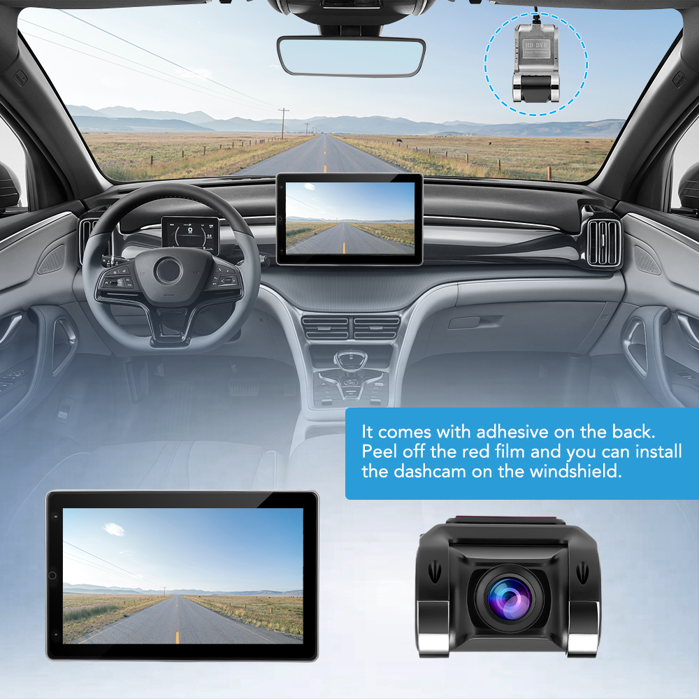720P HD USB Dash Cam for Android Radio Head Unit 170 Degree Wide Angle Lens ADAS Loop Recording Car DVR Video Recorder