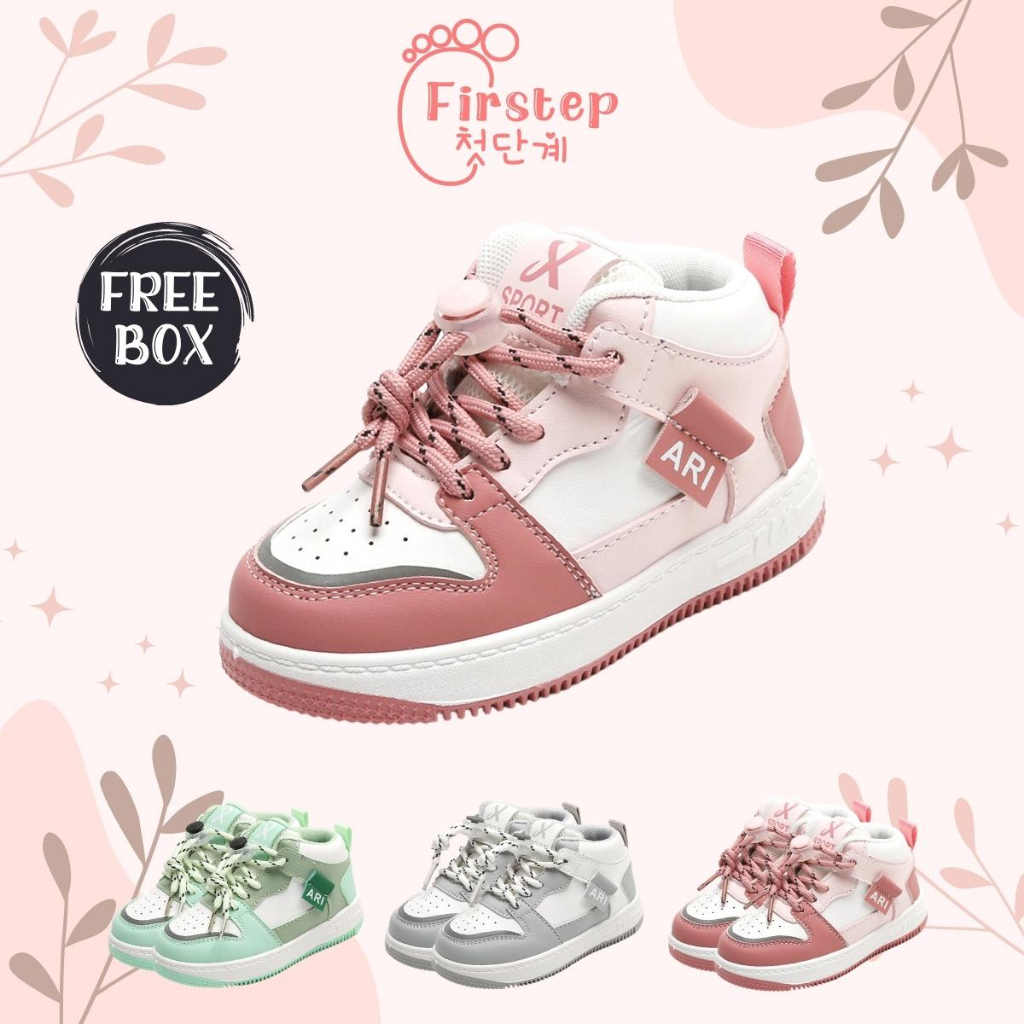 Sepatu Anak Perempuan Dan Laki Laki Import Sneaker Anak Usia 1-5 Tahun FS149