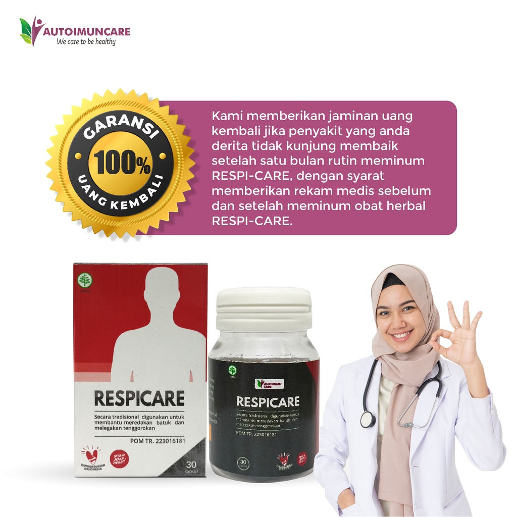 Obat Sesak Nafas / Asma / Gangguan Pernafasan RESPICARE