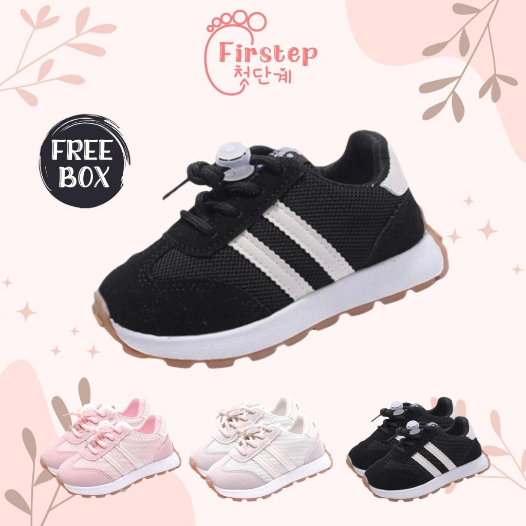 Sepatu Anak Perempuan Dan Laki Laki Import Sneaker Anak Usia 1-5 Tahun  FS161