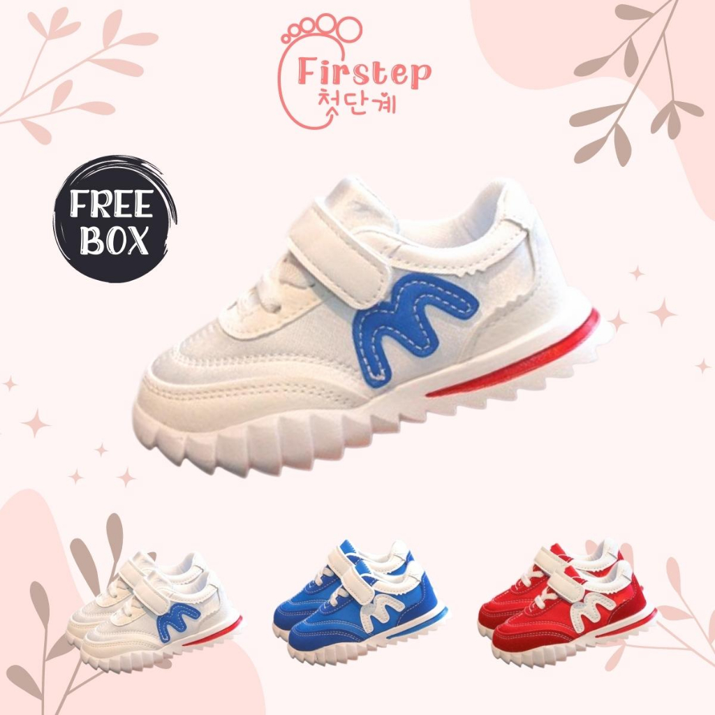 Sepatu Anak Perempuan Dan Laki Laki Import Sneaker Anak Usia 1-5 Tahun FS165