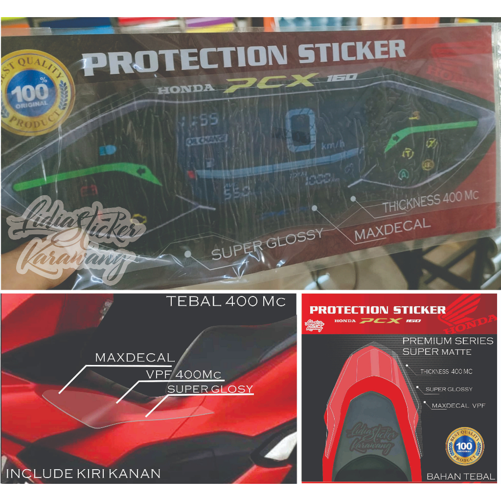 PELINDUNG BODY PCX 160 PARSIAL BAHAN VPF400