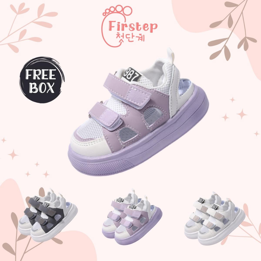 Firstep ❤️ Sepatu Sandal Anak Perempuan Sneakers Sandal Anak Sepatu Sandal  Anak Laki Laki Import Premium Quality FS171