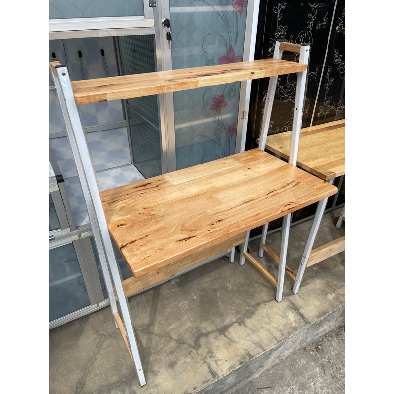 Meja Tulis Meja Kayu Kaki Besi