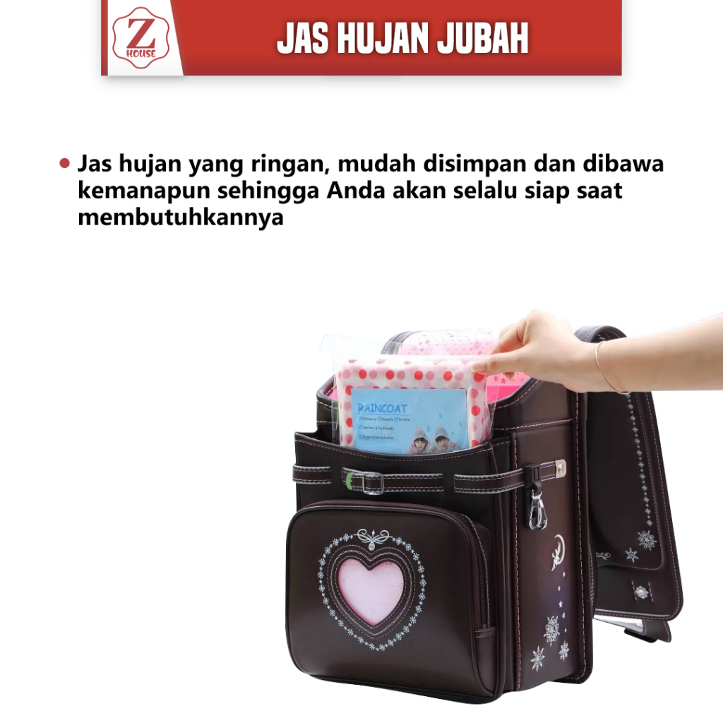 Jas Hujan Transparan Jas Hujan Terusan Stylist Fashion Raincoat Transparan Polkadot Taravelling  Merk EVA