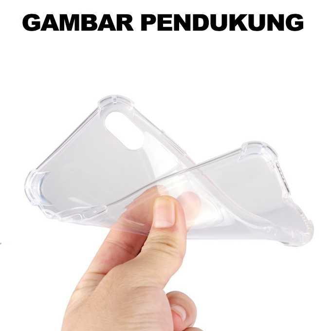Anti Crack Samsung Galaxy A10S (6.2&quot;) | Soft Case Anti Bentur + FREE Tempered Glass