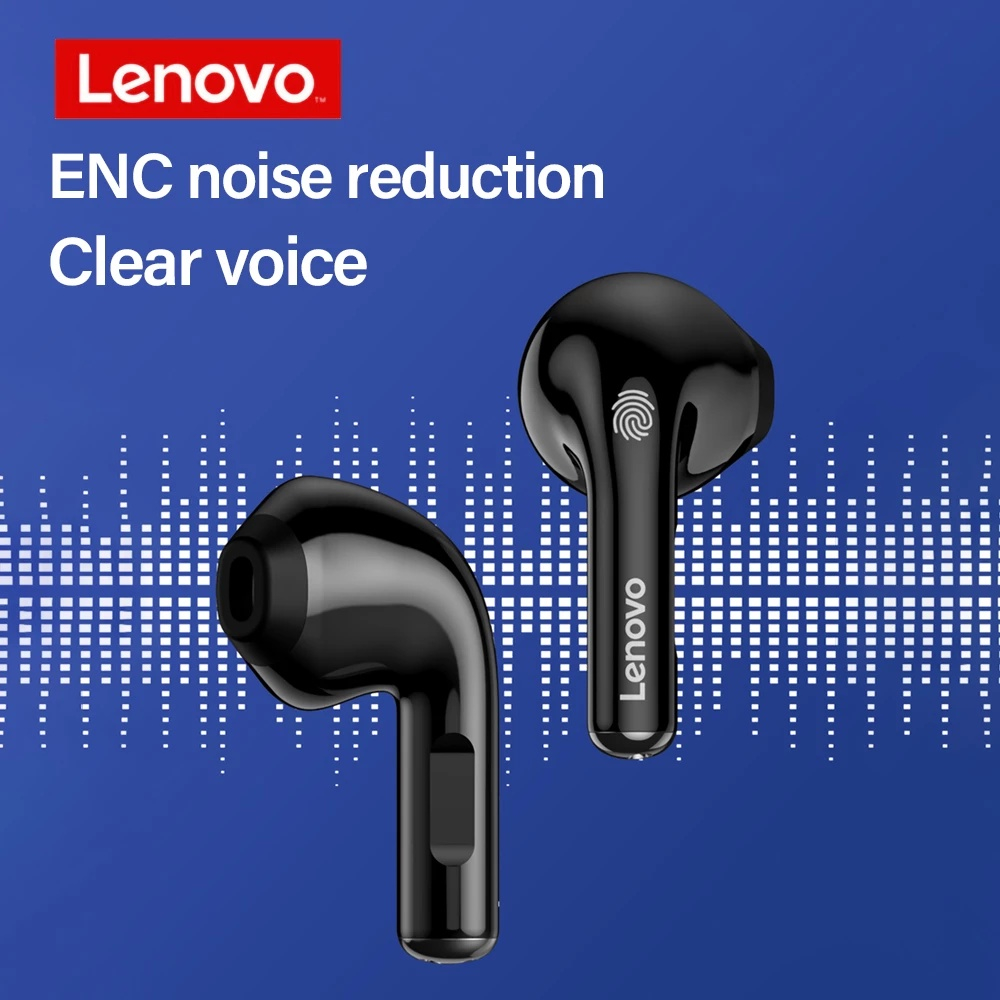 LENOVO THINKPLUS LP12 TWS BLUETOOTH 5.0 EARPHONE ENC HIFI BLACK