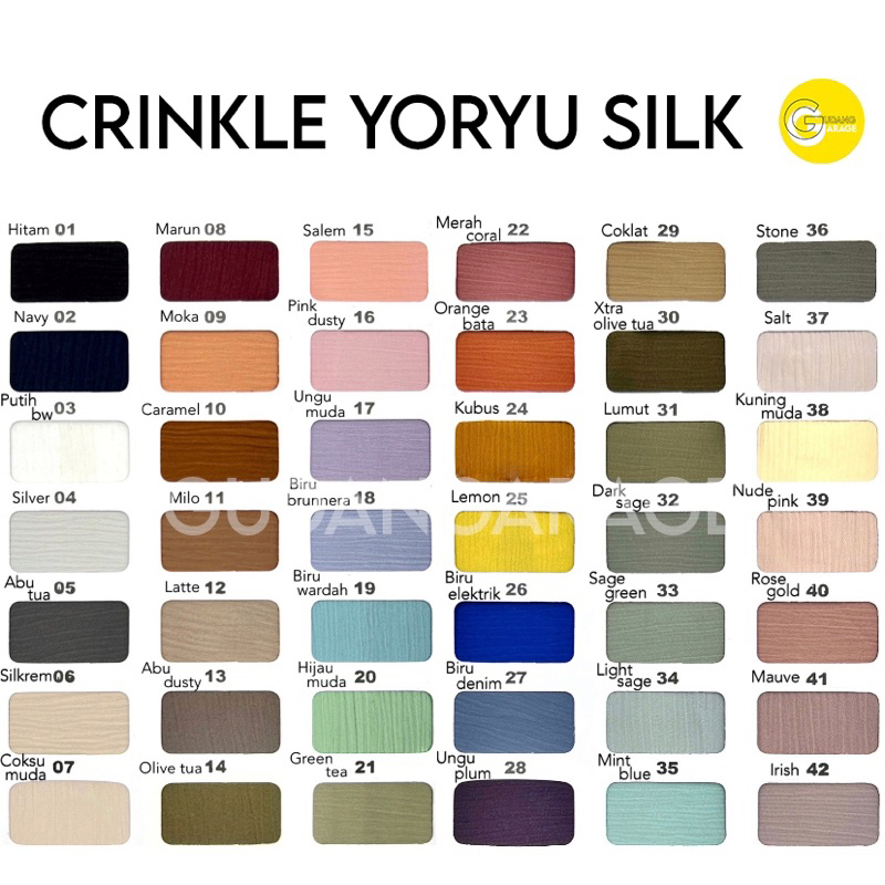 Crinkle Yoryu Silk