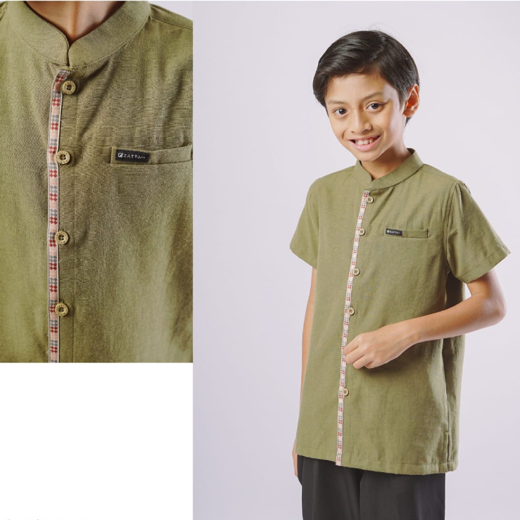 ELZATTA KOKO SARIMBIT ANAK PLAKET CORDOBA BAJU COWOK LAKI LAKI Z833
