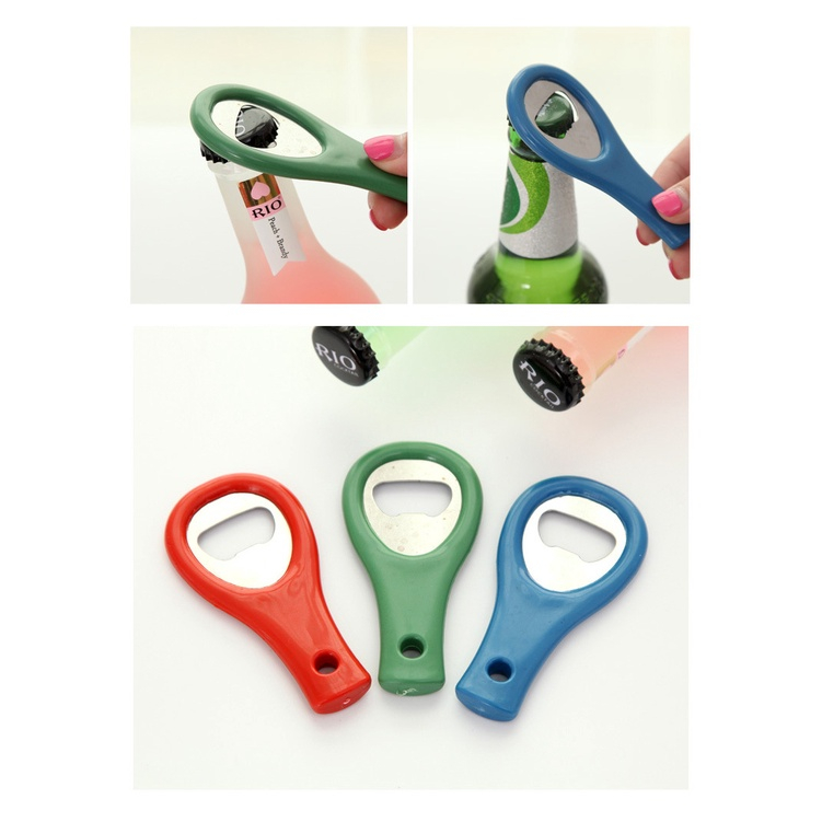 (clashop)Pembuka Botol Minuman Soda Kaleng Bottle Opener Gantungan Kunci Unik