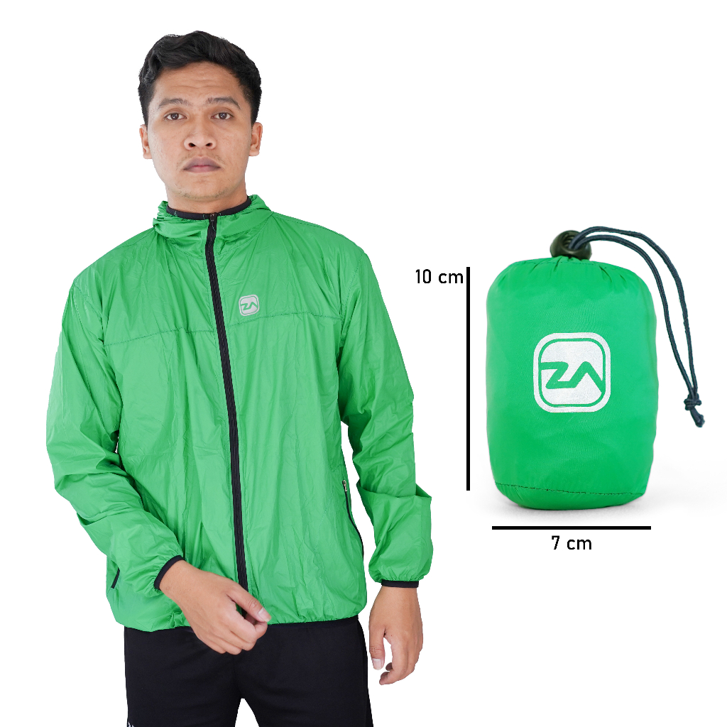 Jaket Olahraga Lari Joging Running Zarventur Folded (bisa dilipat kecil)