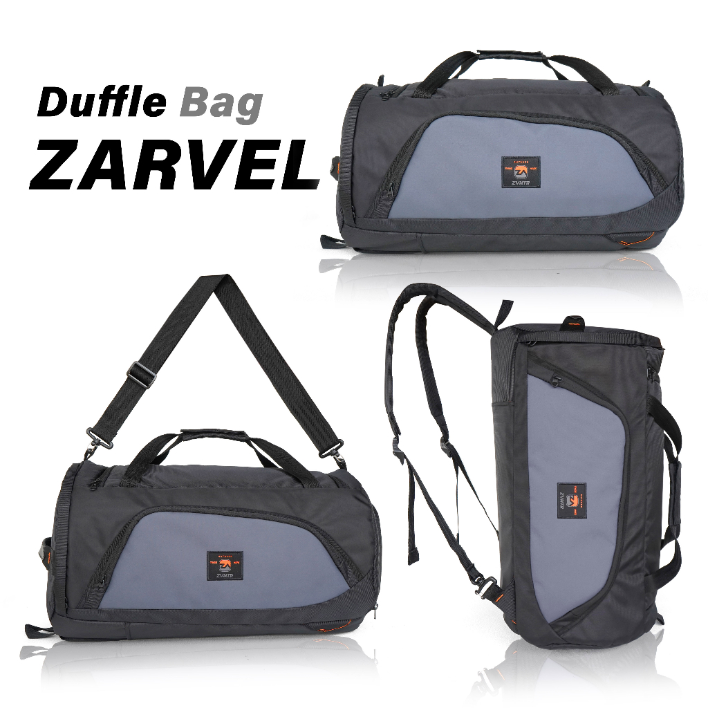 ZARVEL - TRAVEL BAG - DUFFLE BAG - TAS TRAVELLING - TAS DUFFEL