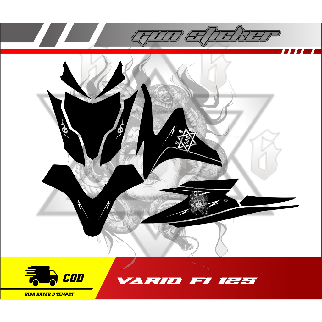 STRIPING TRANSPARAN MEDUSA VARIO BOHLAM