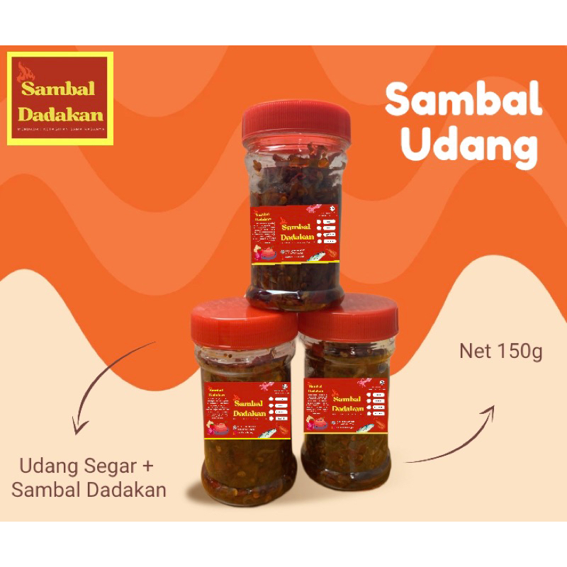 

Sambal dadakan (Udang 150g)