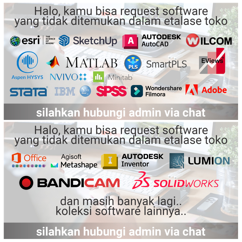 Custom Order Software Request Pembeli | Data Recovery | 3D Design | Video Editing | Screen Recorder | Animasi | Rendering