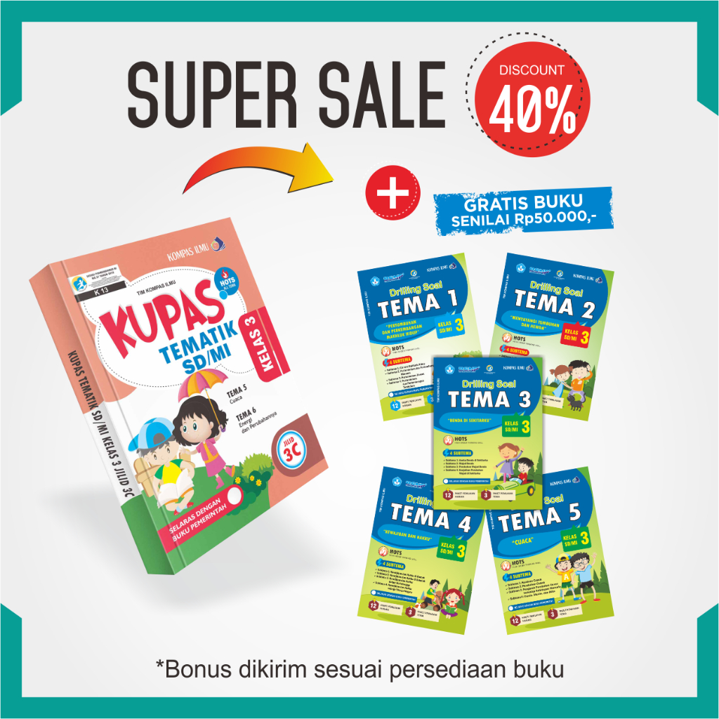 Buku Tematik Kelas 3 SD - Edu Penguin Kupas Tematik SD/MI KELAS 3