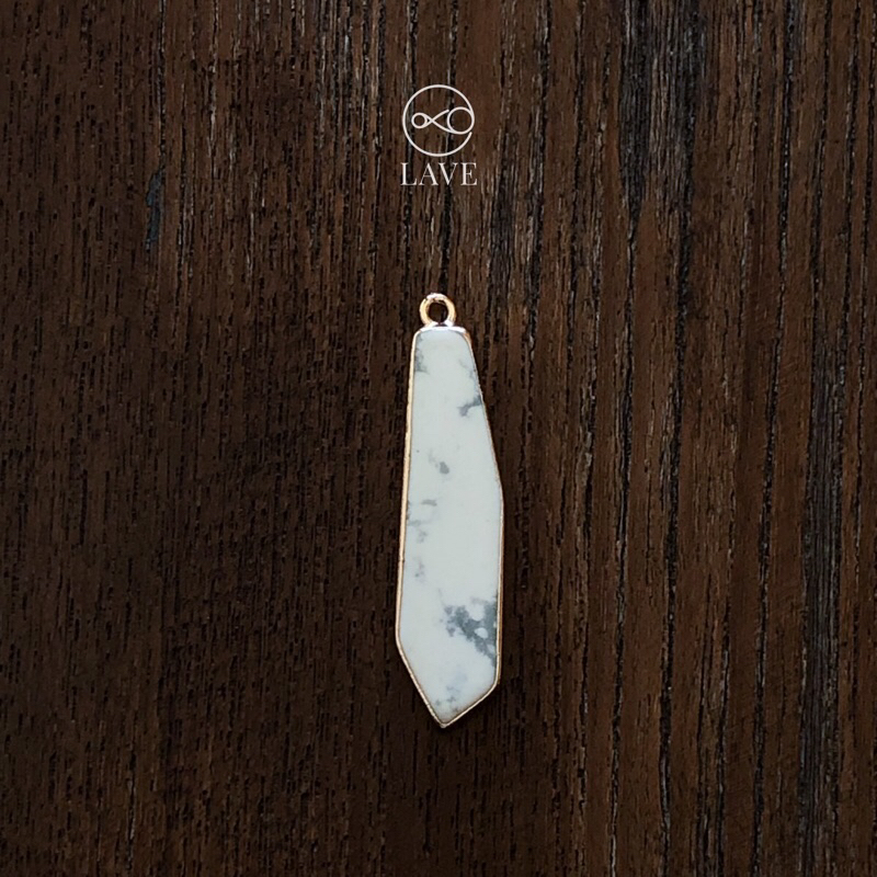 Howlite Crystal Pendant
