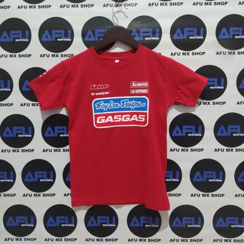 KAOS TSHIRT ANAK GASGAS SHIFT PROTAPER LENGAN PENDEK TRAIL MOTOCROSS RACING TRABAS ADVENTURE UNISEX 