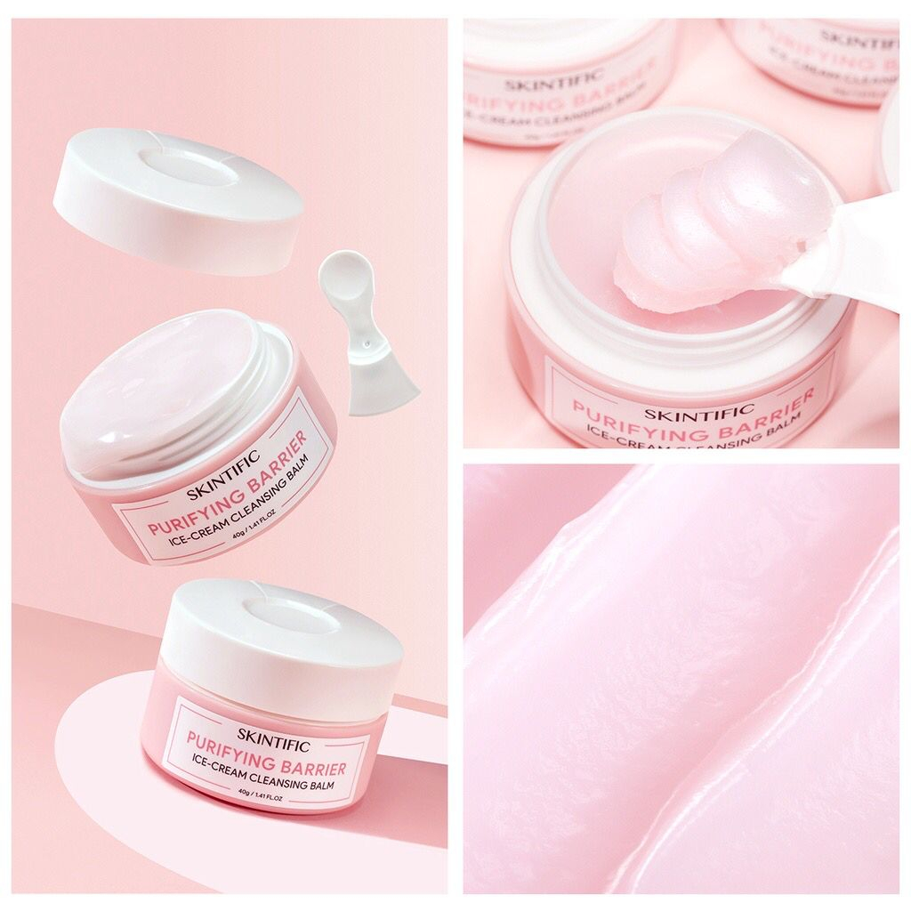 SKINTIFIC Purifying Barrier Ice Cream Cleansing Balm