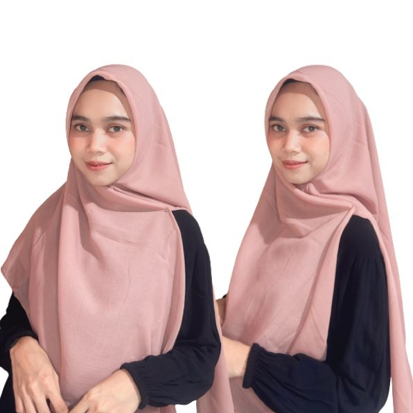 Hijab bella square jumbo syari NECI 130x130 / Bella jumbo / Bella syari / Bella square / jilbab segi