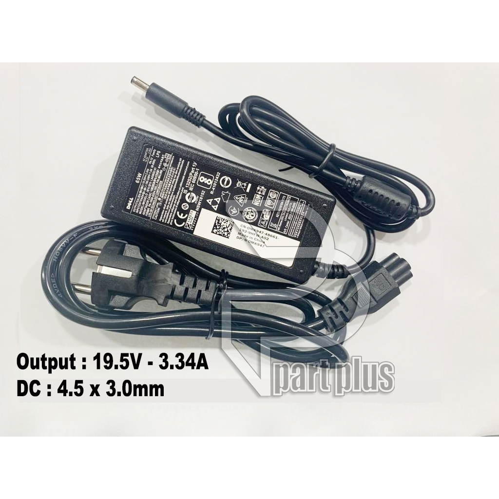 Adaptor Charger Laptop Dell Inspiron 13 14 15 17 7000 19.5V 3.34A