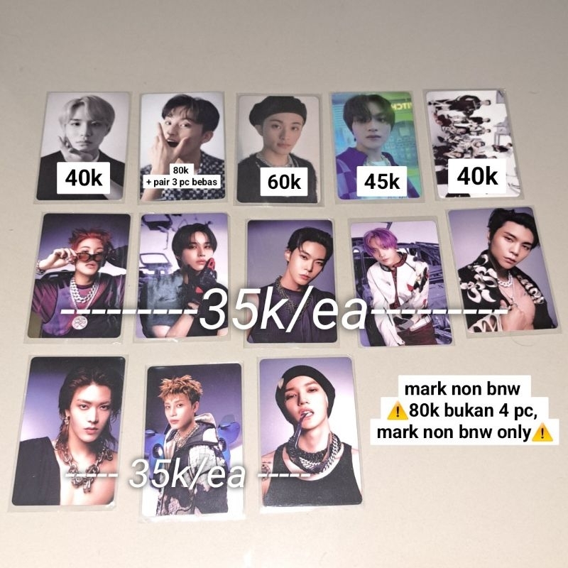 wts pc nct mark dicon non bnw