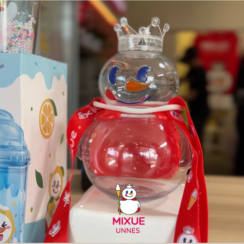 Mixue Bottle Tumbler Snow King Official Original Tumblr Botol Minum