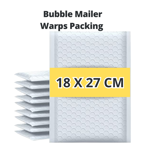 

PolyBubble Padded 18 x 27 Envelope Packet Mailer bubble amplop Putih Kantong Plastik Wrap Paket