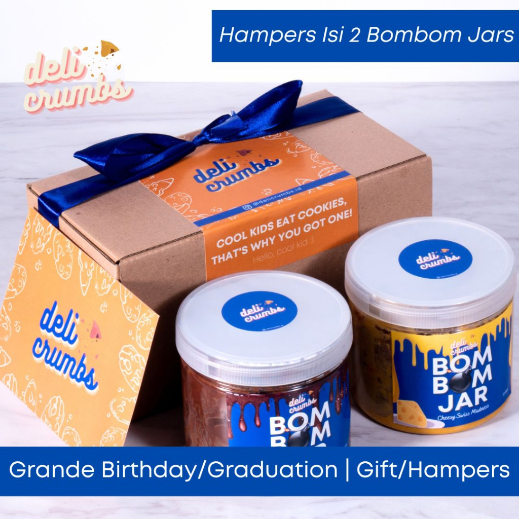 

Paket Isi 2 Jar Cookies | Mud Cookies | Birthday Gift | Delicrumbs