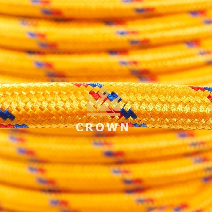 SELANG SETRIKA UAP CROWN Kuning Grade A / 1 Roll (50 Meter) 7 X 12 [Tebal 2,5 mm]