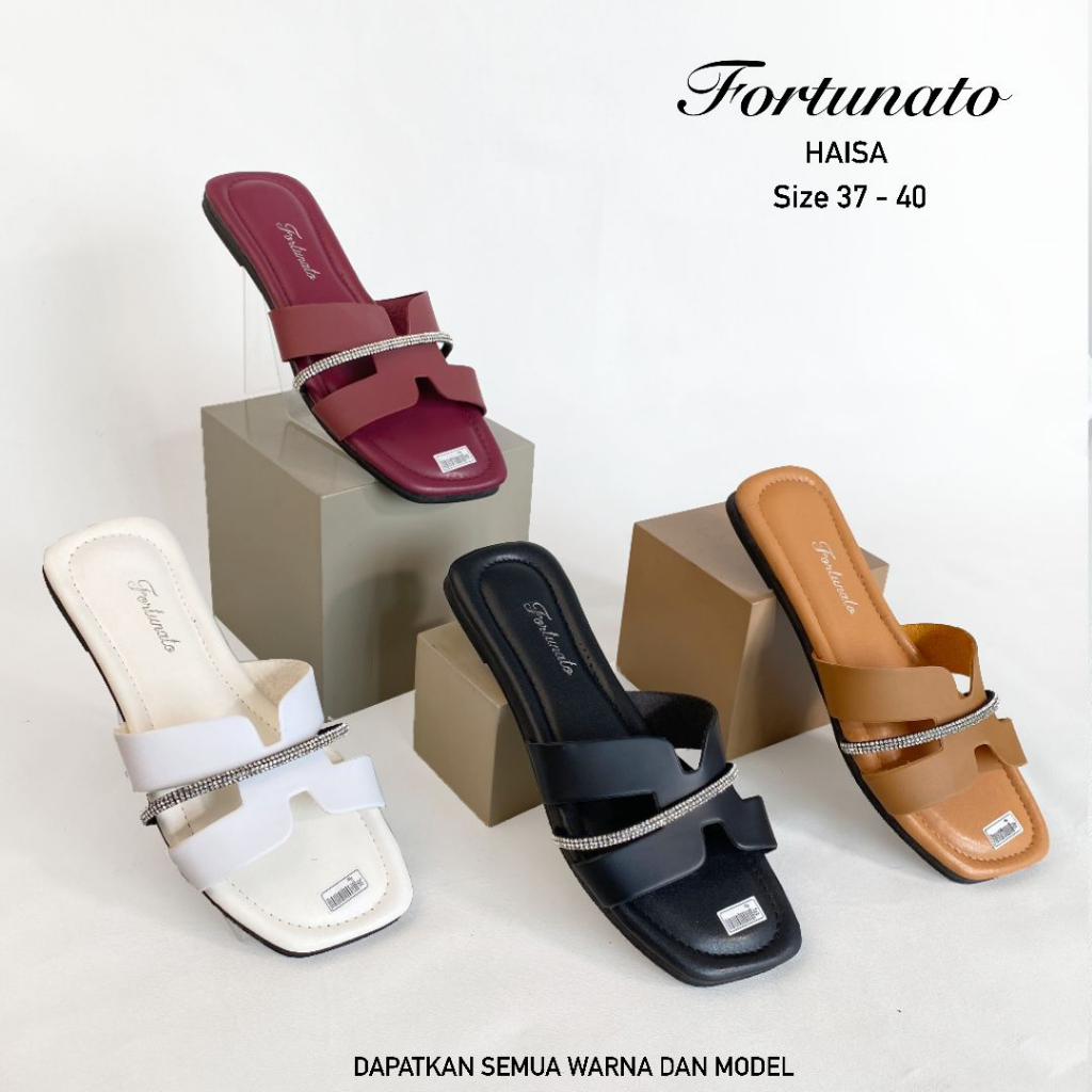 NEW SANDAL WANITA FLAT - HELENA