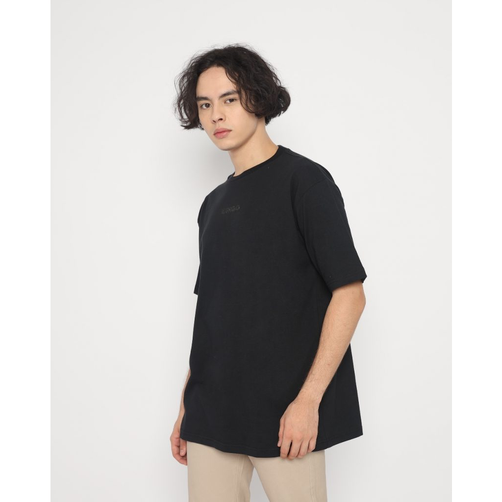 Erigo T-Shirt Oversize Antelope Black Unisex Kaos Distro Pria