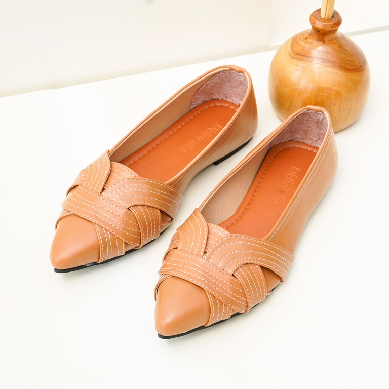 Deliwafa  - [Flatshoes Wanita] Kamala Flatshoes