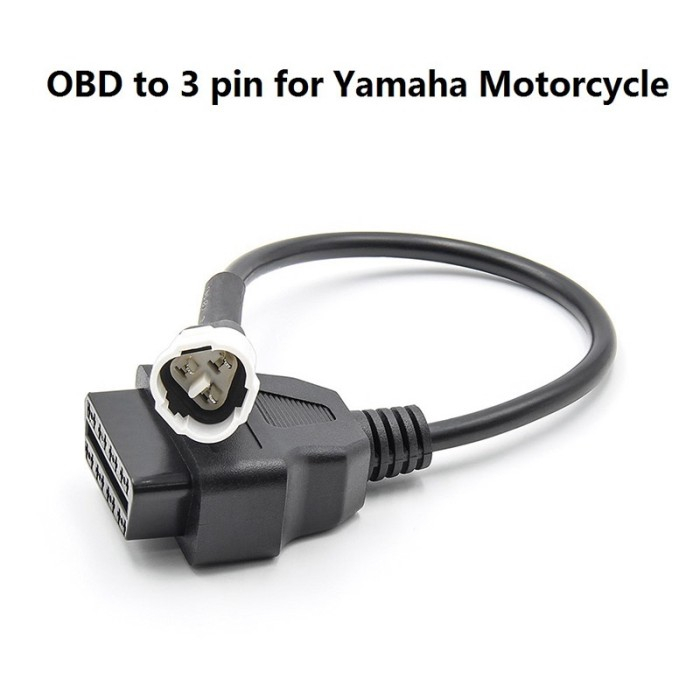 OBD Motor Kabel Diagnostik Motor 3 Pin Ke OBD2 16 Pin Untuk Yamaha