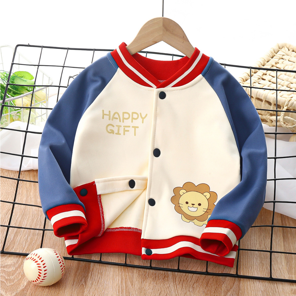 Cherry COD Jaket Baseball Anak Kualitas Premium / Jaket Anak Laki Laki / Jaket Anak Perempuan / Jaket Bayi JK02