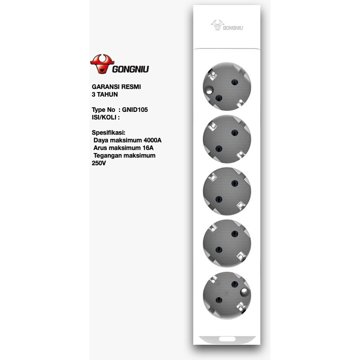 Stop Kontak Gongniu Tanpa kabel /Stop Kontak/Colokan