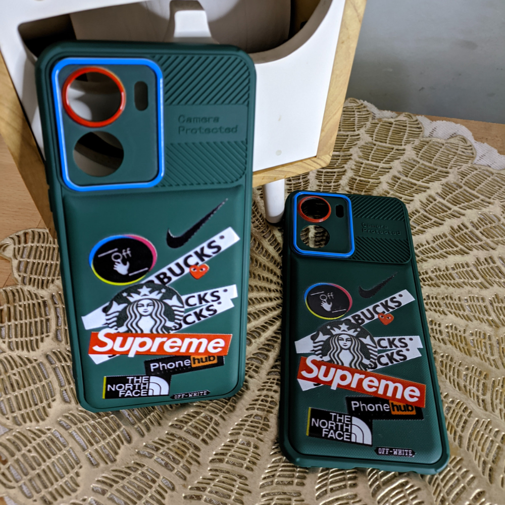 Case Vivo Y01 Y02 Y17 Y12 Y12S Y15 Y15S Y16 Y20 Y20S Y21 Y21A Y21E Y21S Y21T Y22 Y22S Y33S Y33T Casing Starbucks X Supreme Pro Camera Premium