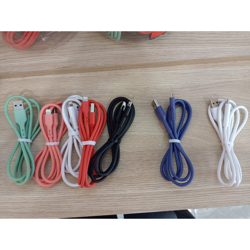 Corn Kabel Data kabel Lightning charger 2.4A QC3.0 Fast Charging Kompatibel untuk ios 6 7 8 X XS XR 11 Pro Max