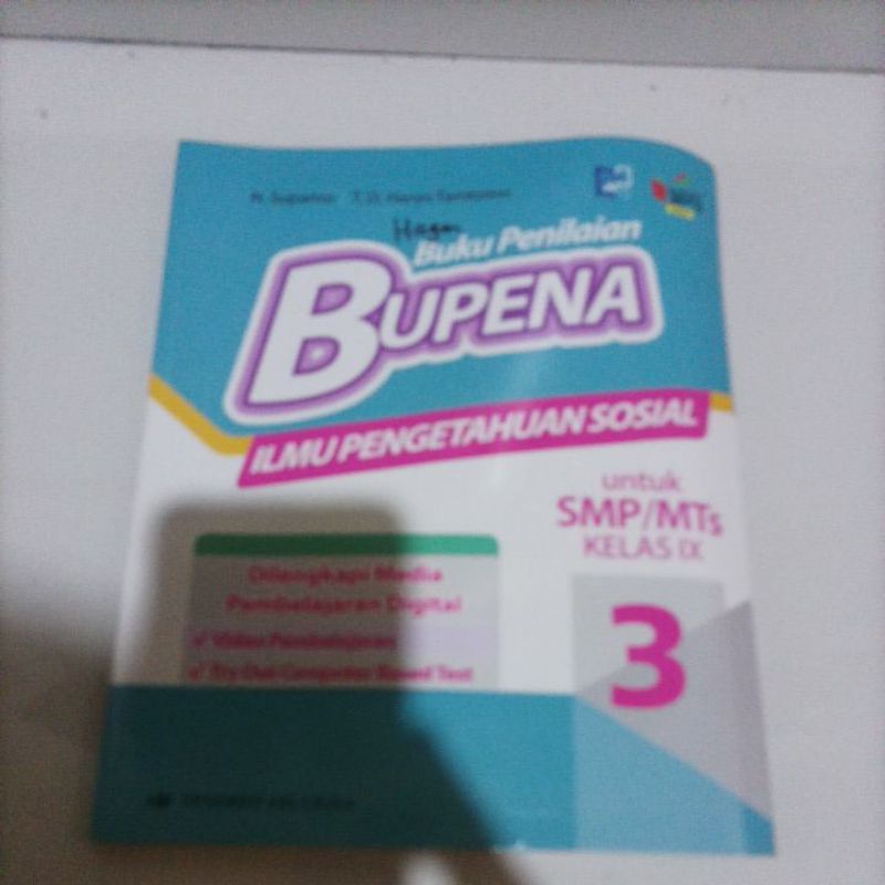 

Buku Penilaian Bupena Ilmu Pengetahuan Sosial SMP kelas 3 kelas ix bekas penerbit Erlangga kurikulum 2013 revisi