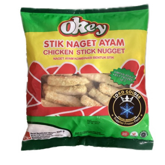 

okey chicken nugget stik 500gr / naget ayam