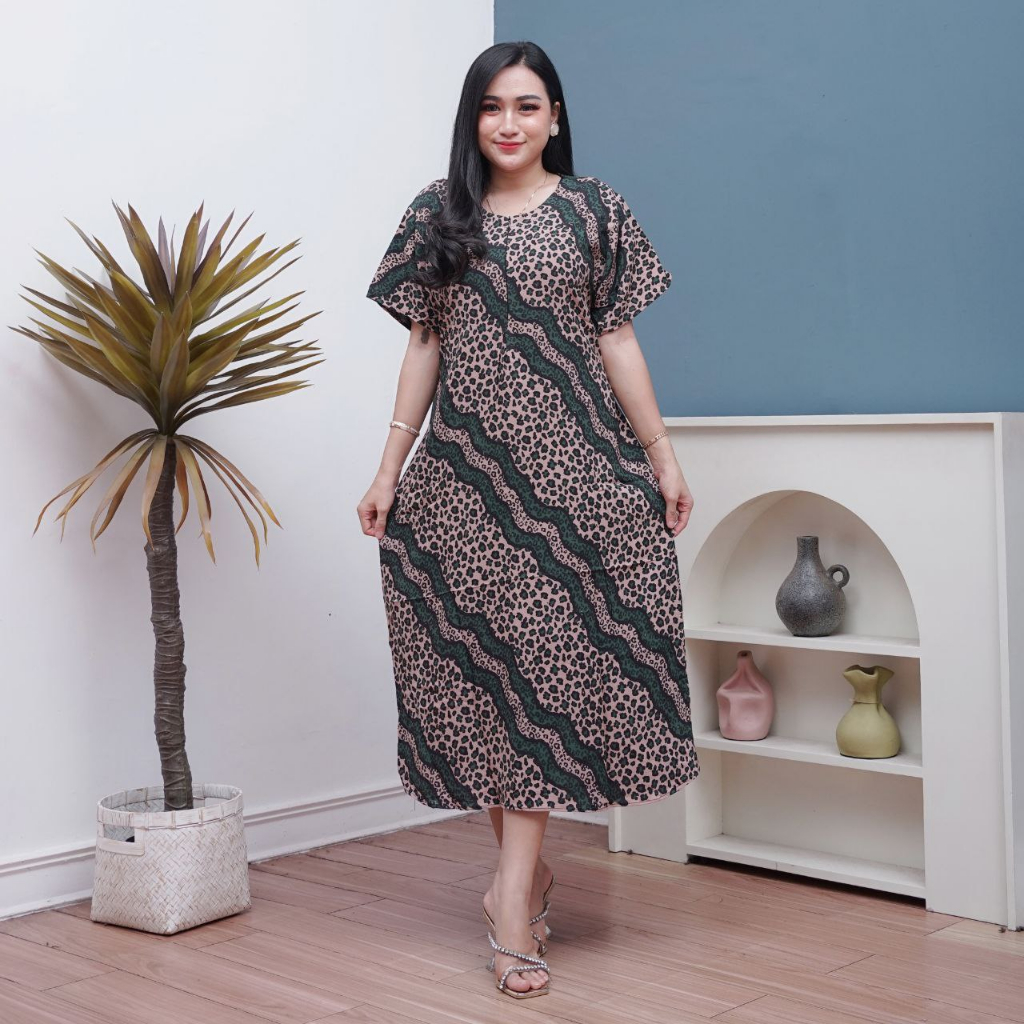 Daster Wanita Rayon Grade A Busui Resleting Depan Baju Tidur Daster Kekinian