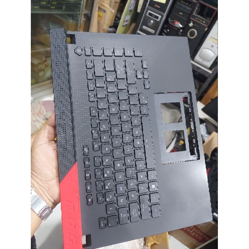 Keyboard + Frame Asus ROG Strix G15 G513qm g513qe g513qc original led