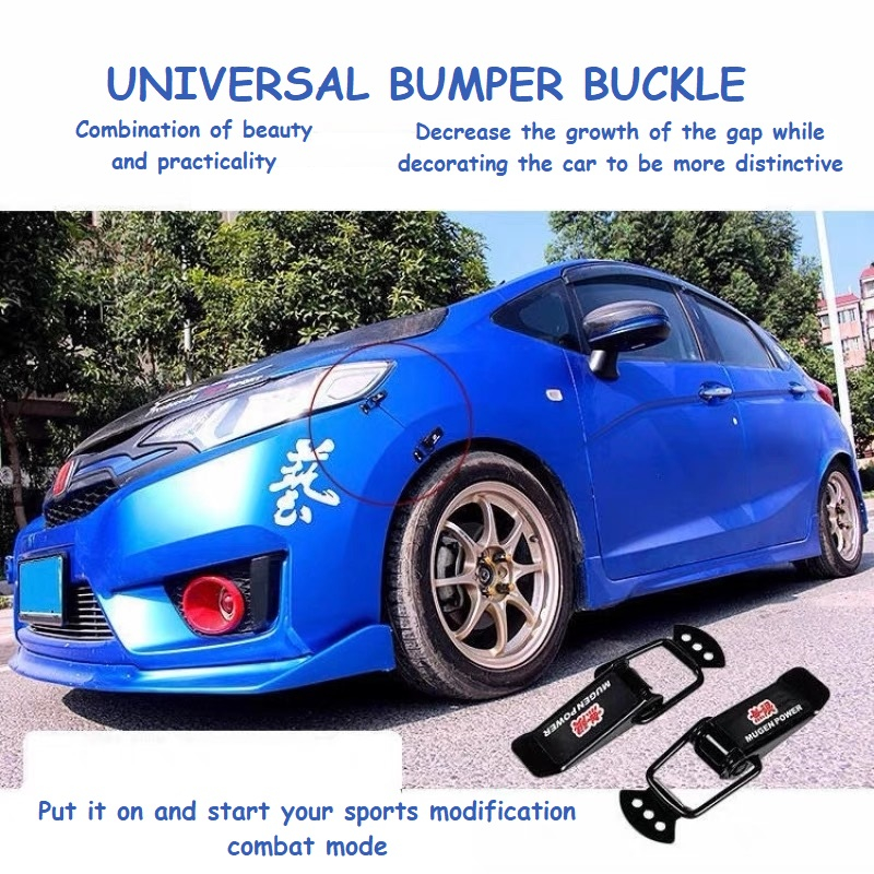 LUCKYMALL UNIVERSAL CLIP BUMPER UKURAN SMALL KECIL KLIP RACING LOGO MOBIL JDM KANCING PENAHAN MODIFIKASI MODIFICATION