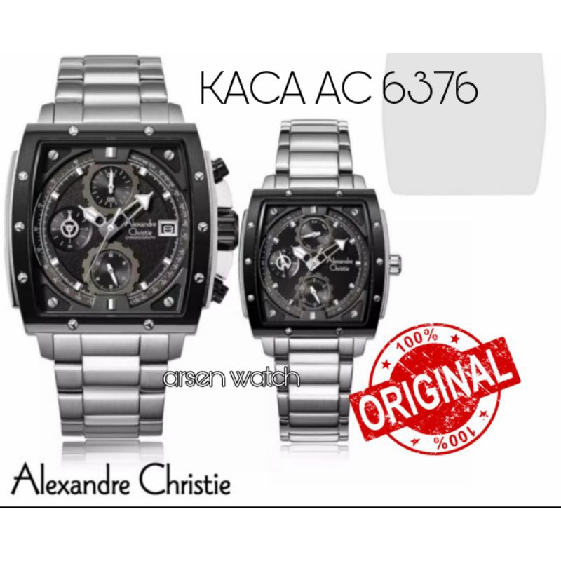 (original) kaca ac 6376 pria original / kaca alexandre christie 6376 original / kaca jam ac 6376 ori